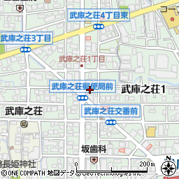 武庫之荘メディカルキューブ周辺の地図