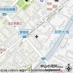 兵庫県加古川市尾上町安田107周辺の地図