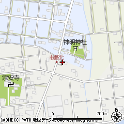 静岡県浜松市中央区市野町8周辺の地図