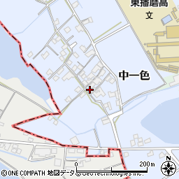 兵庫県加古郡稲美町中一色181周辺の地図