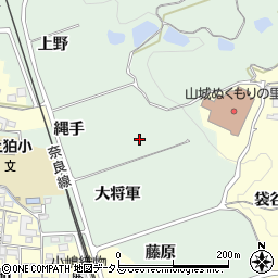 京都府木津川市山城町椿井間谷周辺の地図