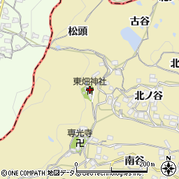 東畑神社周辺の地図