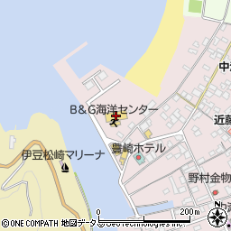 松崎町役場　松崎海洋センター周辺の地図