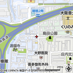淀川電飾看板周辺の地図
