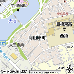 愛知県豊橋市向山東町136周辺の地図