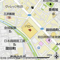 三菱ＵＦＪ銀行バロー豊橋店 ＡＴＭ周辺の地図