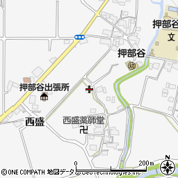 兵庫県神戸市西区押部谷町西盛160-2周辺の地図