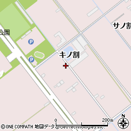 愛知県豊橋市神野新田町キノ割周辺の地図