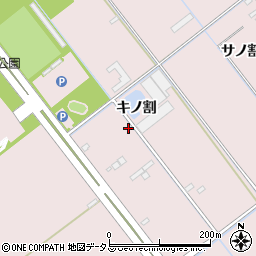 愛知県豊橋市神野新田町（キノ割）周辺の地図