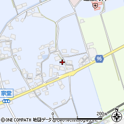 岡山県岡山市東区瀬戸町宗堂393周辺の地図