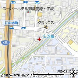 大阪府吹田市広芝町20周辺の地図