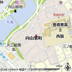 愛知県豊橋市向山東町135周辺の地図