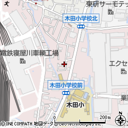 大阪府寝屋川市木田元宮1丁目11-25周辺の地図