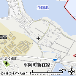 兵庫県加古川市平岡町新在家2563-1周辺の地図