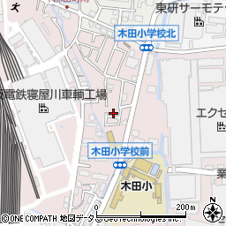 大阪府寝屋川市木田元宮1丁目11-26周辺の地図