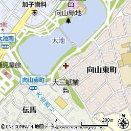 愛知県豊橋市向山東町81周辺の地図
