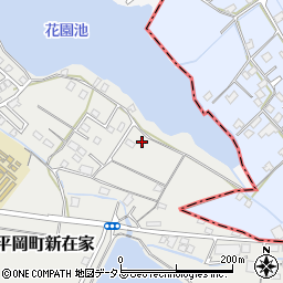 兵庫県加古川市平岡町新在家2550-4周辺の地図