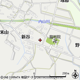 愛知県豊橋市岩崎町新谷65周辺の地図