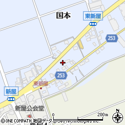 静岡県袋井市国本2938-3周辺の地図