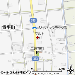 静岡県浜松市中央区貴平町224周辺の地図