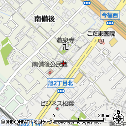 兵庫県加古川市加古川町南備後204周辺の地図
