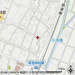 静岡県浜松市中央区有玉南町168周辺の地図