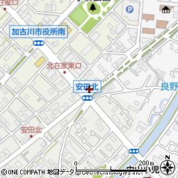 兵庫県加古川市尾上町安田935周辺の地図