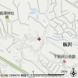 静岡県掛川市板沢353周辺の地図