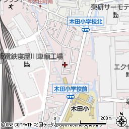 大阪府寝屋川市木田元宮1丁目11-23周辺の地図