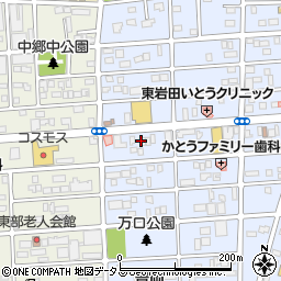 寿司蔵 岩田店周辺の地図