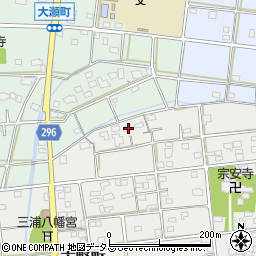 静岡県浜松市中央区市野町77周辺の地図