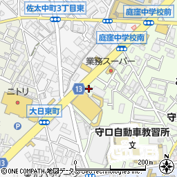 株式会社音通エンタテイメント　大阪営業所周辺の地図