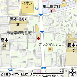 セリア西宮薬師町店周辺の地図