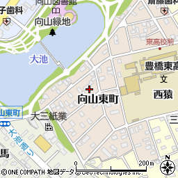 愛知県豊橋市向山東町100周辺の地図
