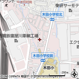 大阪府寝屋川市木田元宮1丁目11-6周辺の地図