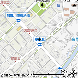 兵庫県加古川市尾上町安田936周辺の地図