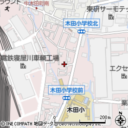 大阪府寝屋川市木田元宮1丁目11-22周辺の地図