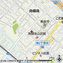 兵庫県加古川市加古川町南備後190周辺の地図