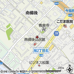 兵庫県加古川市加古川町南備後213周辺の地図