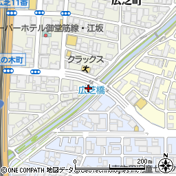 大阪府吹田市広芝町20-1周辺の地図