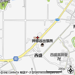 兵庫県神戸市西区押部谷町西盛316周辺の地図