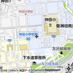 Ｐ－ｃａｆｅ東神田町駐車場周辺の地図