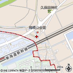 梅橋143☆akippa駐車場周辺の地図