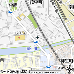 株式会社金田石油店　花中給油所周辺の地図
