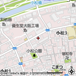 大阪成蹊学園第３体育館周辺の地図