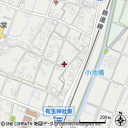 静岡県浜松市中央区有玉南町163周辺の地図