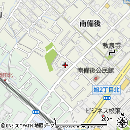 兵庫県加古川市加古川町南備後176周辺の地図