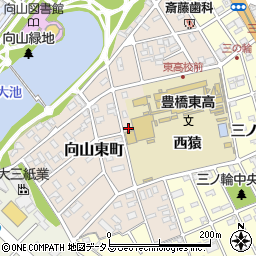 愛知県豊橋市向山東町115周辺の地図