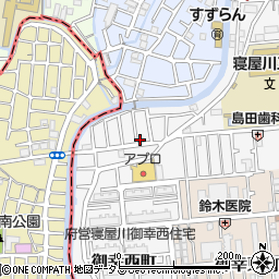 エディオン寝屋川神田店周辺の地図