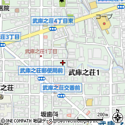 サン武庫之荘周辺の地図